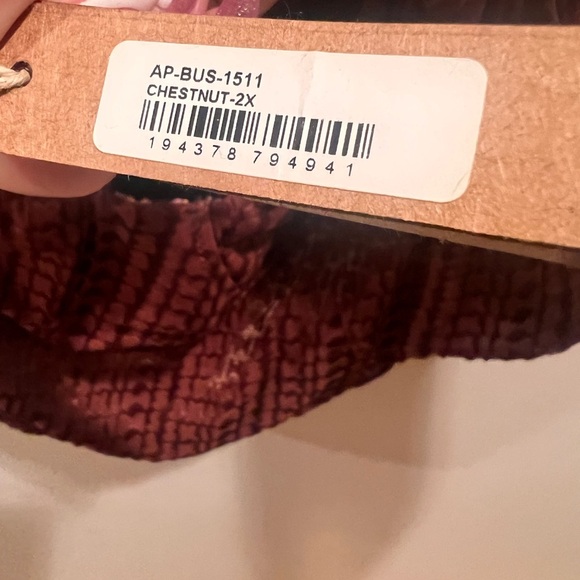 Skims bustier corset top chestnut 2x - Picture 4 of 6